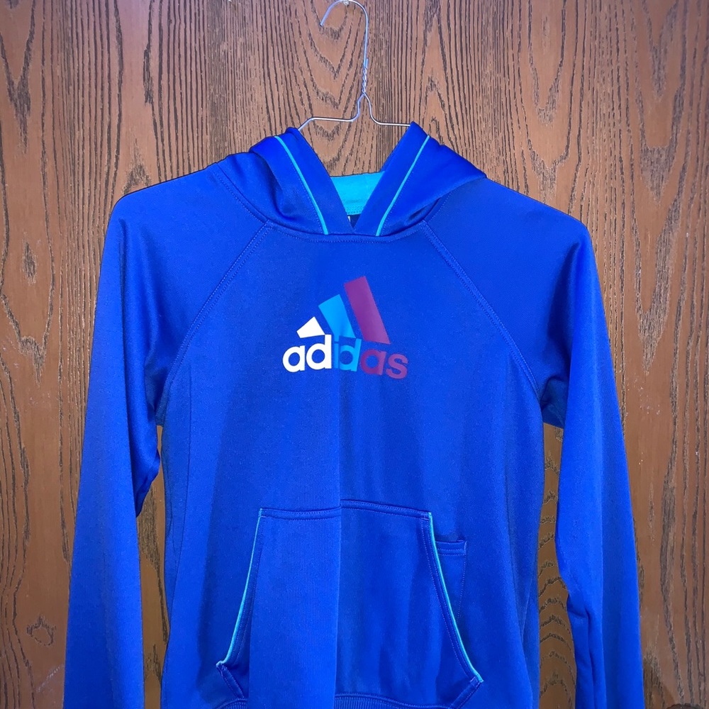 Adidas sweatshirt.